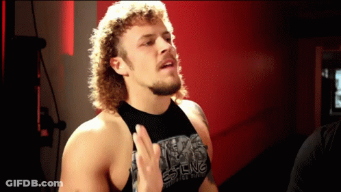 Man In Black Tank Top Saying Texas Wrestling GIF