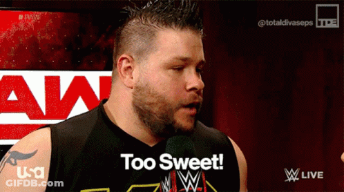 Man In Black Tank Top Saying Too Sweet GIF