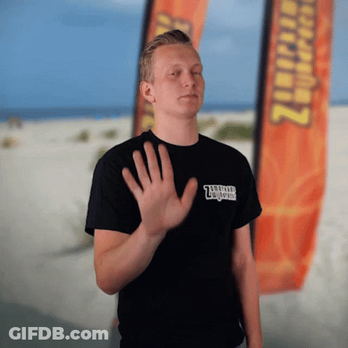 Man In Black Twisted Burgers T-Shirt GIF