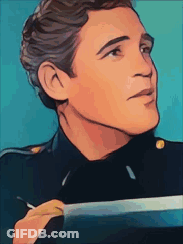 Man In Black Uniform GIF