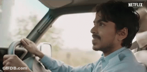 Man In Black Van Saying Houtside Tot Snel Weer GIF