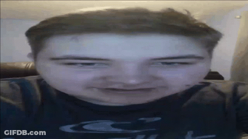 Man In Black Whale Shirt GIF