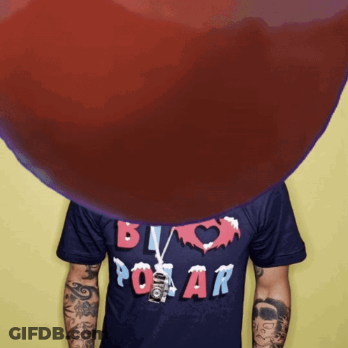 Man In Blood Polar Shirt GIF
