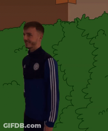 Man In Blue Adidas Jacket GIF
