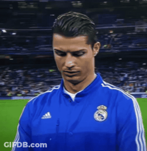 Man In Blue Adidas Jacket Smiles GIF