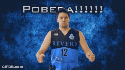 Man In Blue And Black Jersey Number 12 GIF