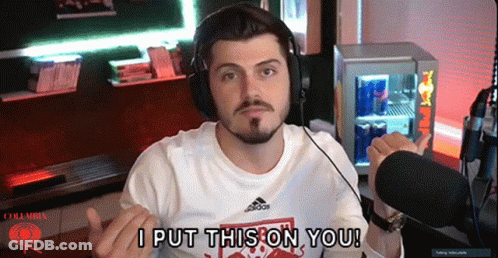 Man In Blue And White Shirt With Number 4 GIF