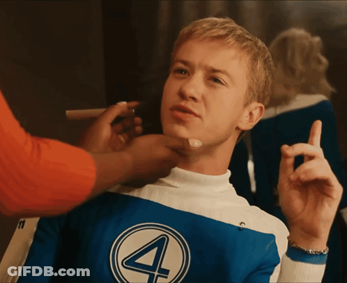 Man In Blue And White Shirt With Number 4 GIF