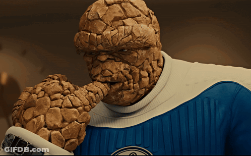 Man In Blue And White Superhero Costume Saying Thing GIF