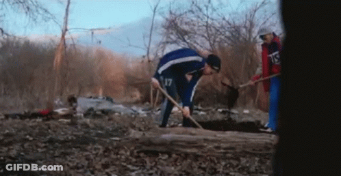 Man In Blue And White Tracksuit With 17 GIF