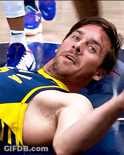 Man In Blue And Yellow Jersey Number 17 GIF