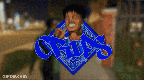 Man In Blue Bandana Saying Guys GIF