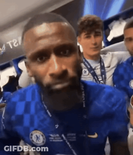 Man In Blue Checkered Nike Shirt GIF