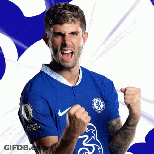 Man In Blue Chelsea Jersey GIF