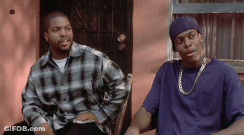 Man In Blue Hat And Blue Shirt Saying Hell Naw GIF