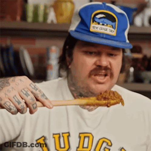 Man In Blue Hat And White Judge Shirt GIF