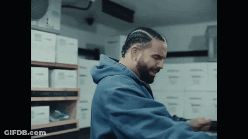 Man In Blue Hoodie In Room GIF