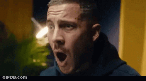 Man In Blue Hoodie Making Funny Face GIF
