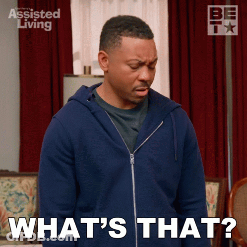 Man In Blue Hoodie Saying What's That GIF