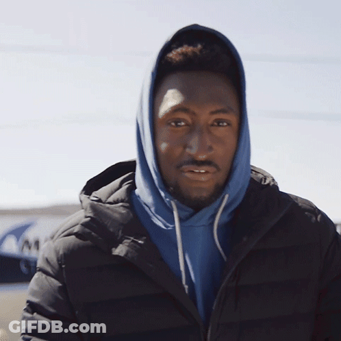 Man In Blue Hoodie Says Anyone Can Get It GIF