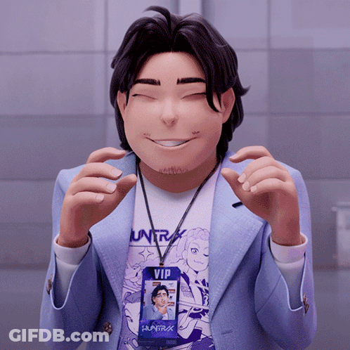 Man In Blue Jacket And Ultra T-Shirt GIF