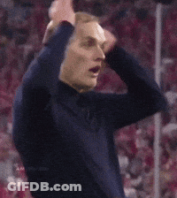Man In Blue Jacket Covering Ears GIF