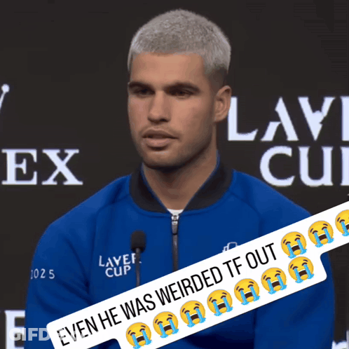 Man In Blue Jacket Even He Was Weirded Tf Out GIF