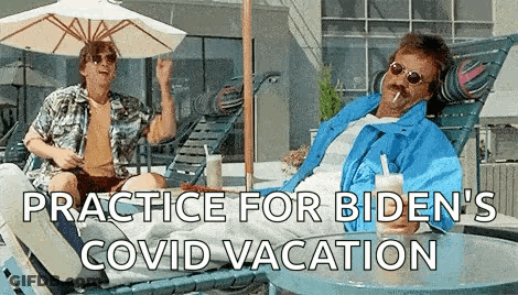 Man In Blue Jacket Holding Drink GIF