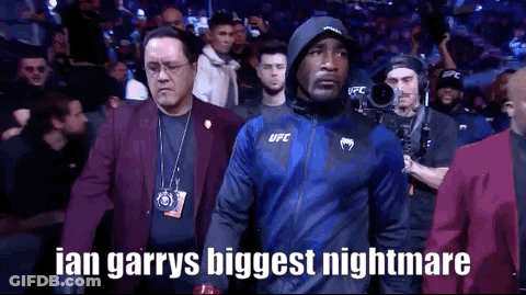 Man In Blue Jacket Leaving Boxing Ring GIF