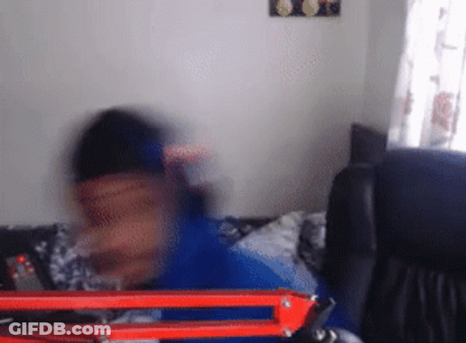 Man In Blue Jacket Rubbing Lotion On Hands GIF