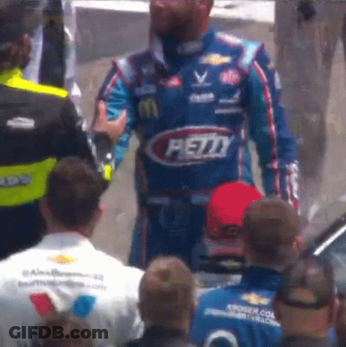 Man In Blue Jacket Saying Petly GIF