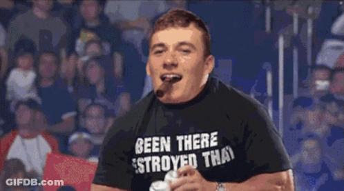Man In Blue Jacket Saying That's Not The Point With Hands Outstretched GIF