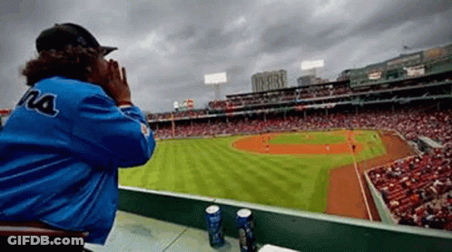 Man In Blue Jacket With Letter A GIF