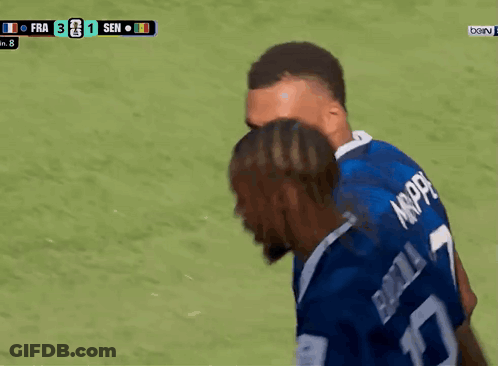 Man In Blue Jersey Number 10 GIF
