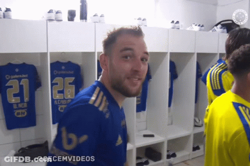Man In Blue Jersey Number 26 GIF