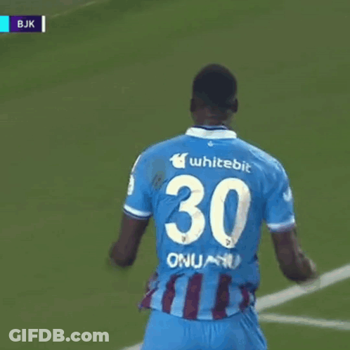Man In Blue Jersey Number 30 GIF