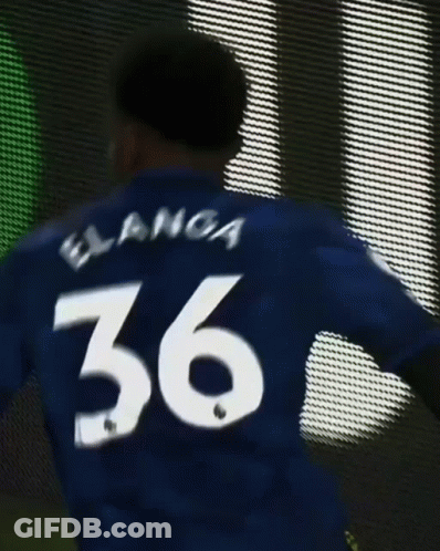 Man In Blue Jersey Number 36 GIF