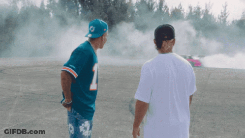 Man In Blue Jersey Number 4 GIF