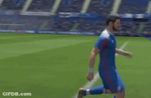 Man In Blue Jersey Number 5 GIF