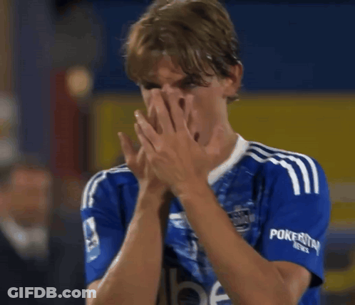 Man In Blue Jersey With Pokerstar News GIF