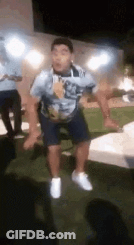 Man In Blue Mars Jacket On Field GIF