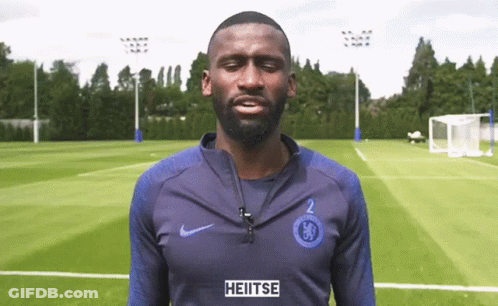 Man In Blue Nike Shirt With Number 2 GIF