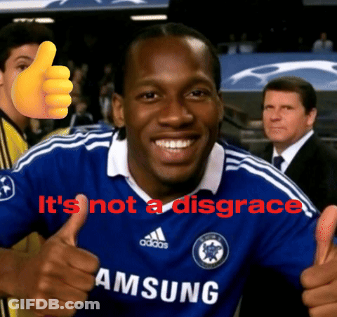 Man In Blue Samsung Jersey Giving Thumbs Up GIF