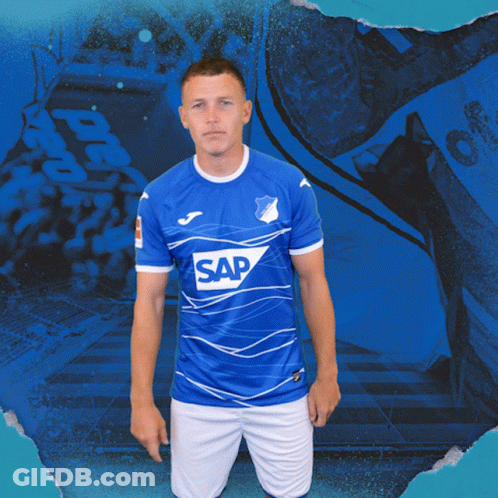 Man In Blue Sap Shirt GIF