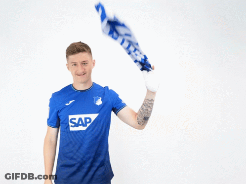 Man In Blue Sap Shirt GIF