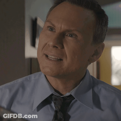Man In Blue Shirt And Black Tie Says That Is Crazy GIF