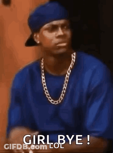 Man In Blue Shirt And Hat Hand On Chest GIF