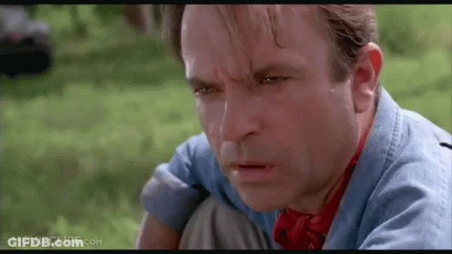Man In Blue Shirt And Red Tie Making Funny Face GIF