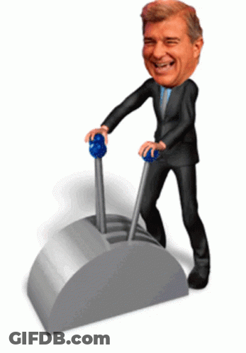 Man In Blue Shirt And Tie In Front Of Starttamilchat.in Sign GIF