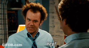 Man In Blue Shirt And Tie Says Yep GIF